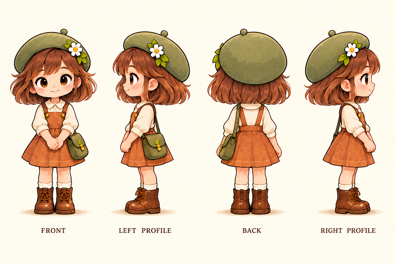 Daisy: Full-body turnaround